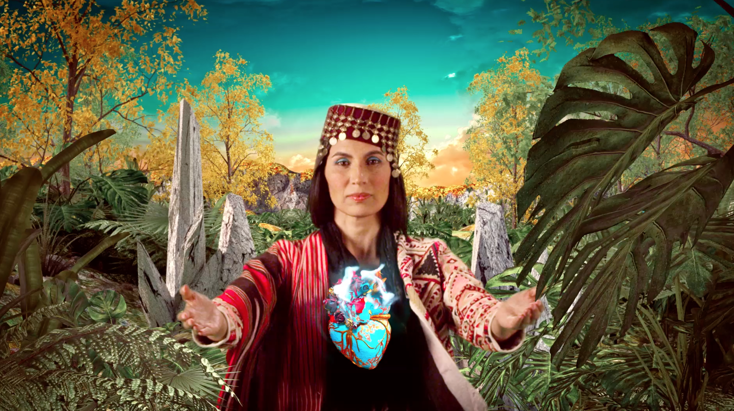 Maya Jupiter in "Madre Tierra" video